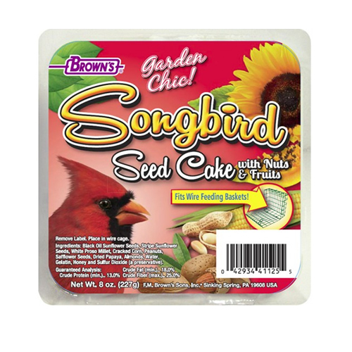 Songbird Fruits & Nut, 8 Seed Cakes
