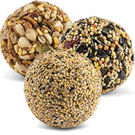 Duncraft Wild Bird Seed Ball Variety Pack, 18 Balls