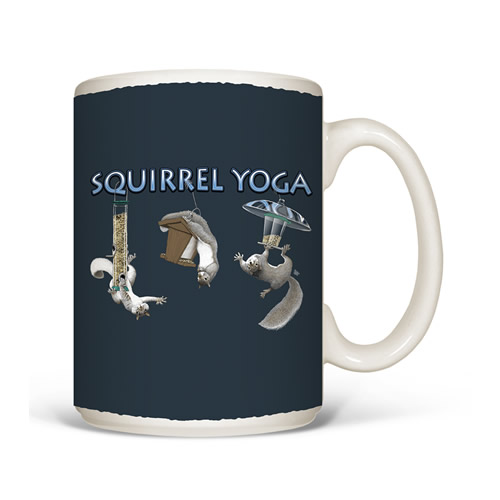 Squirrel Yoga Mug