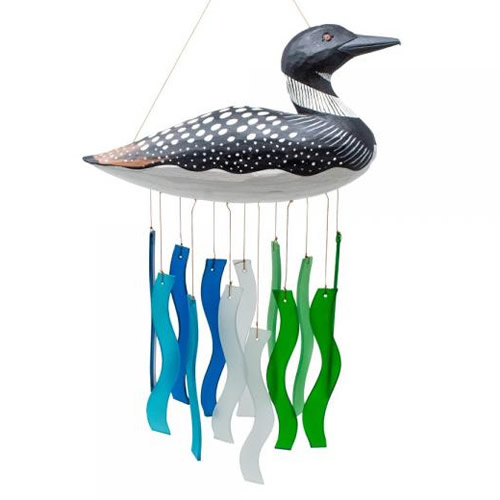 Loon Wavy Glass Wind Chime