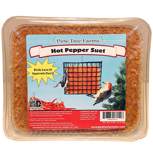 Hot Pepper Suet Cake, 3 lbs.