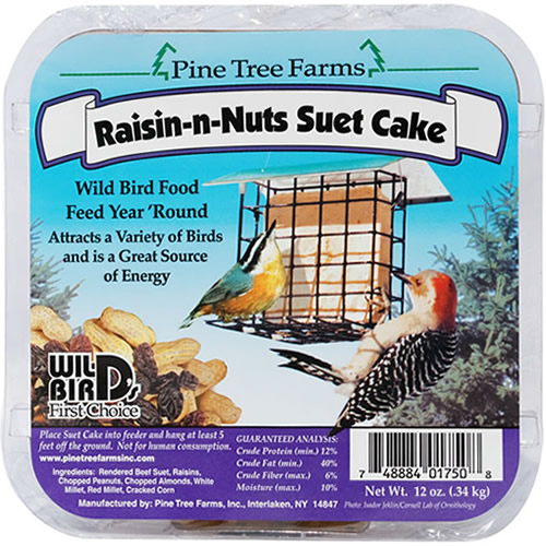 Raisin-n-Nuts Suet Cakes, 12 Cakes