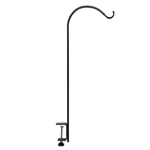 Wrought Iron Clamp-On Single Arm Deck Hanger