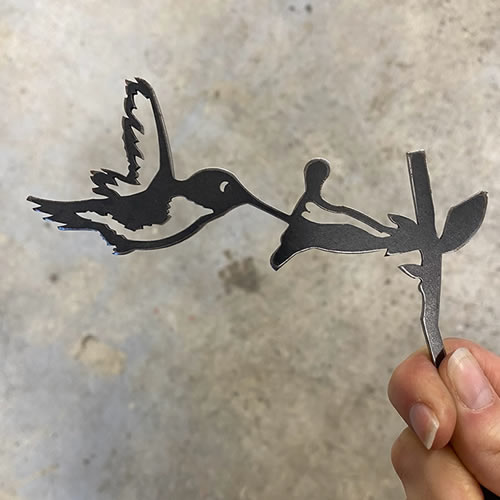 Mini Metal Hummingbird
