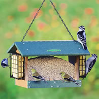 Duncraft Grandview Hopper Feeder with Double Suet Cages