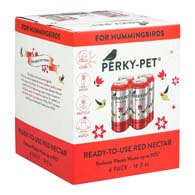 Perky-Pet® Ready-To-Use Red Hummingbird Nectar, 16 oz., Box of 4