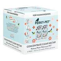 Perky-Pet® Clear Hummingbird Nectar Concentrate, 12 oz., Box of 4