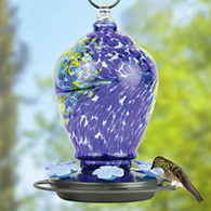 Artisan Gravity Hummingbird Feeder, Spring Rain