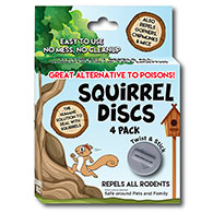 Squirrel Discs, 4 Pack