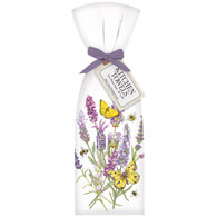 Lavender Butterfly Towel Set